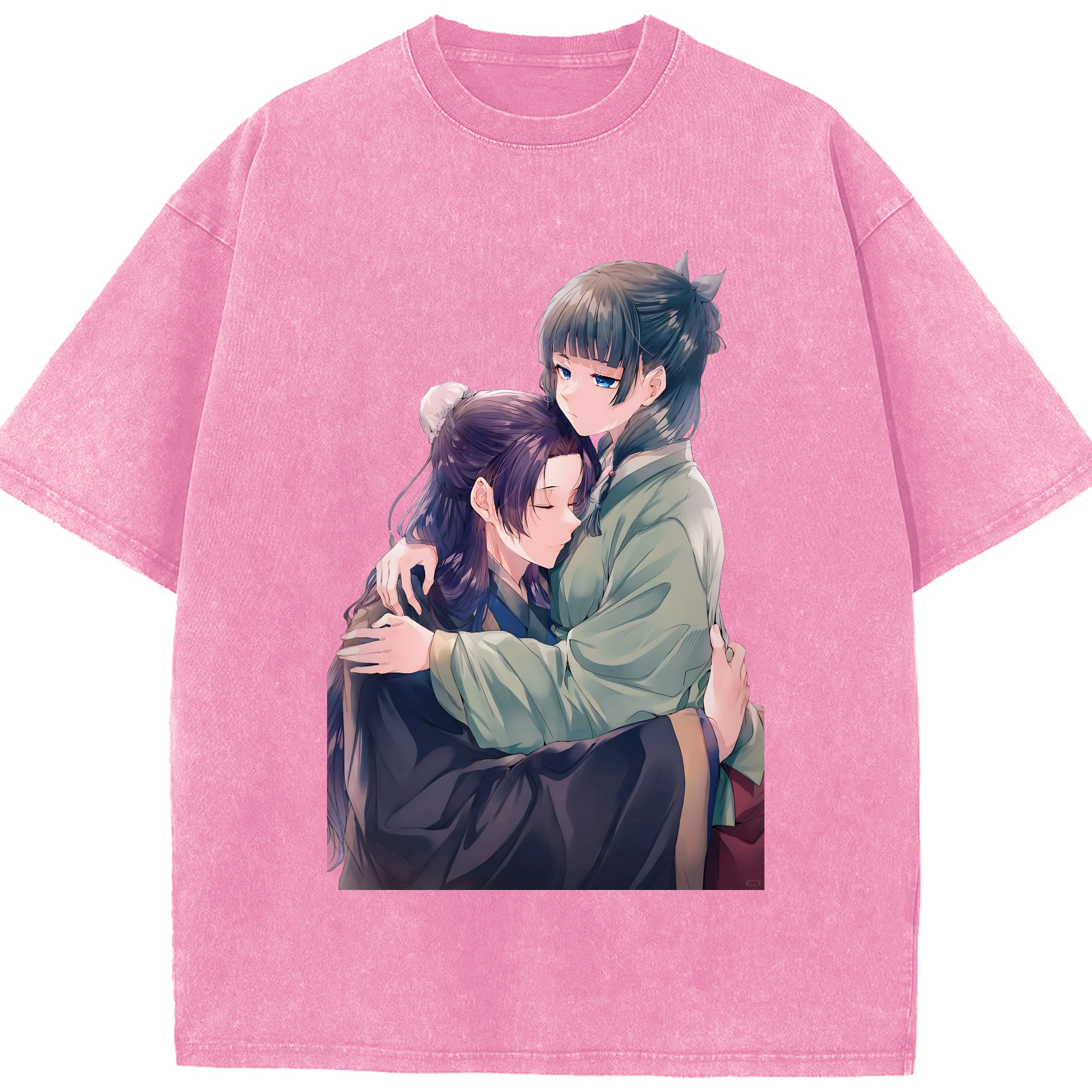 （画像用） 薬屋のひとりごと The Apothecary Diaries 綿100% ヴィンテージ風 半袖Tシャツ（フロントプリント）